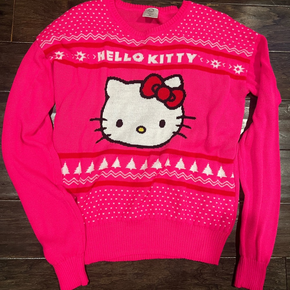 Hello Kitty Pink Ugly Holiday Sweater